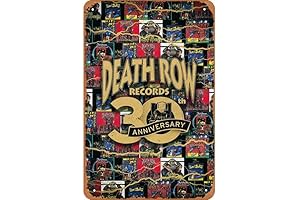 Death Row Records - 30th Anniversary Tin Sign: A Nostalgic Blast from the Past