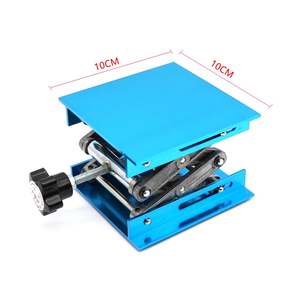 4 Aluminium Lab-Lift Lifting Platforms Stand Rack Schaar Lab Jack 100x100x150mm