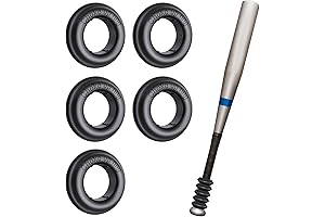 5 Packs Baseball Bat Grip Accessory: Choke Up Rings for Baseball, Softball, Teeball, Tball Bats