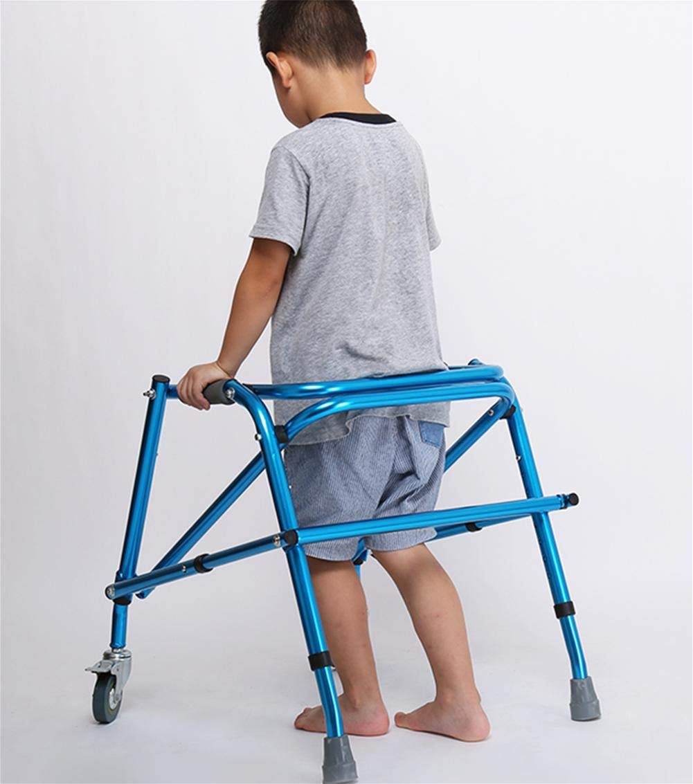 Medyczna lekka aluminiowa wyściełana składana rama do chodzenia na kółkach, chodzik Rollator, pomoce ułatwiające poruszanie się Interesting