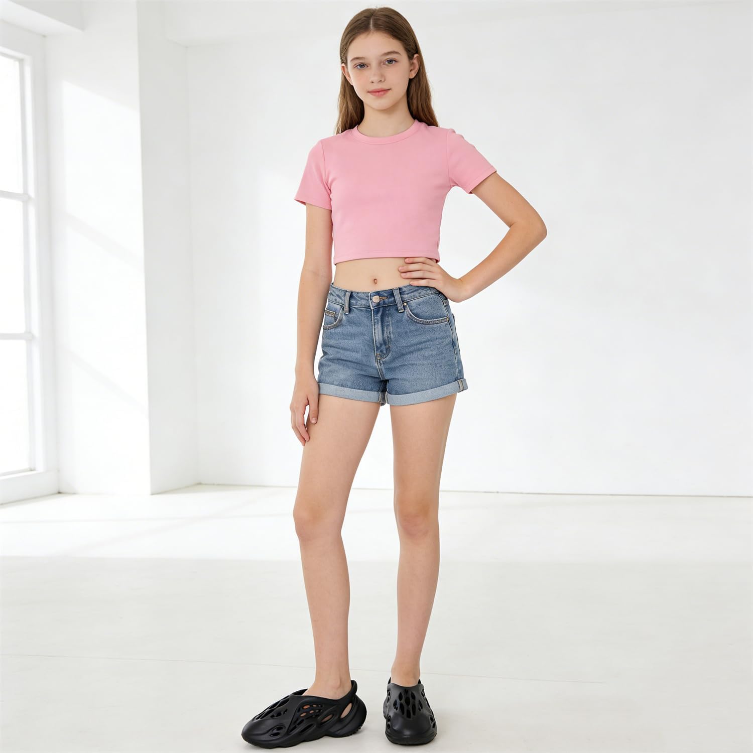 Kids foam runners EVA cloud slide pillow sandals boys girl casual closed toe sandals big little kids - Image 4