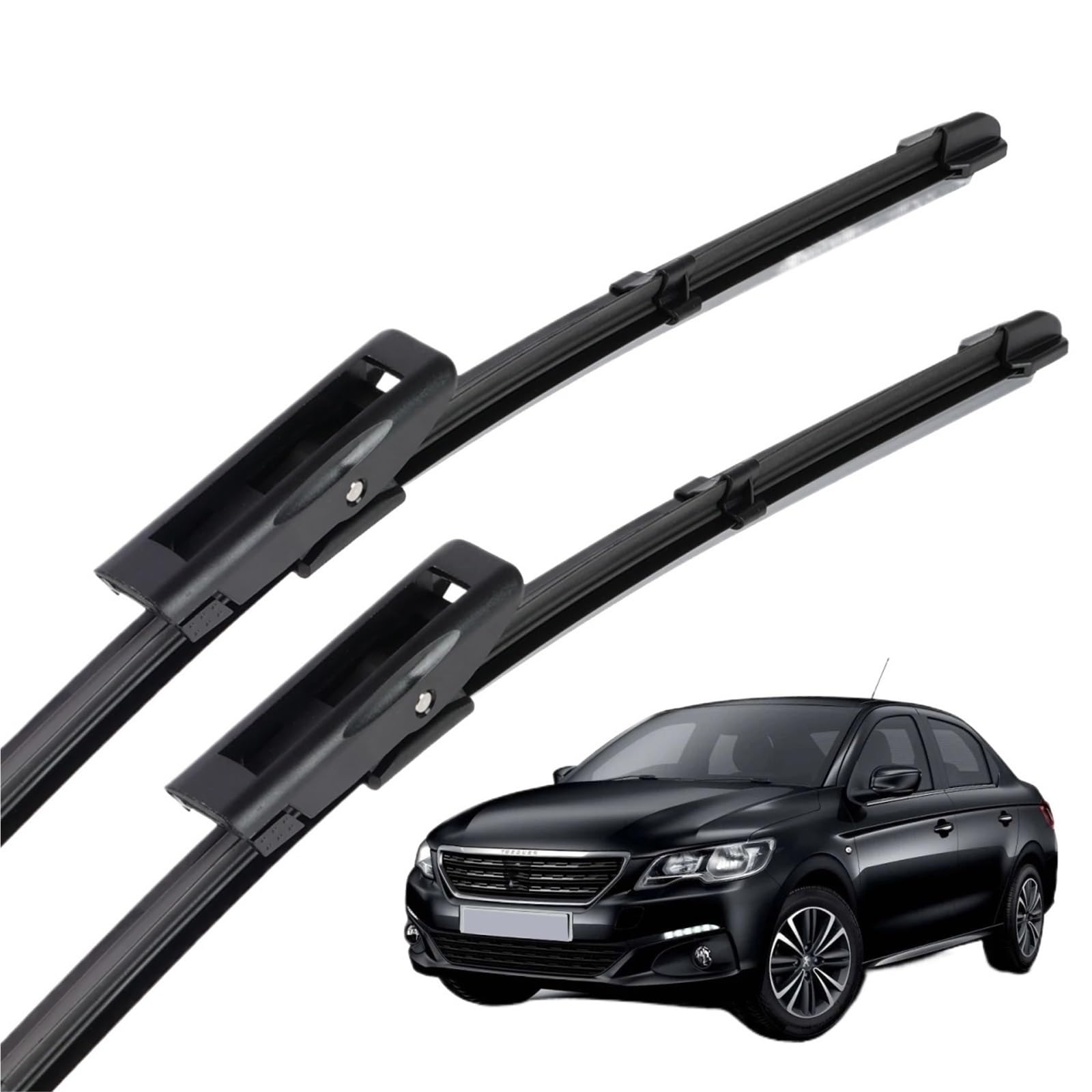 Wycieraczki samochodowe Pasuje do Peugeot 301 szyba przednia czyste okno samochodowe szczotki przeciwdeszczowe 24 "+ 16" wycieraczki przednie pióra wycieraczek Pióro Wycieraczki