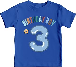 Birthday Boy Shirt 2-8 Years Toddler Boys 2nd 3rd 4th 5th 6th 7th 8th Birthday T-Shirt Birthday Party Tee Tops