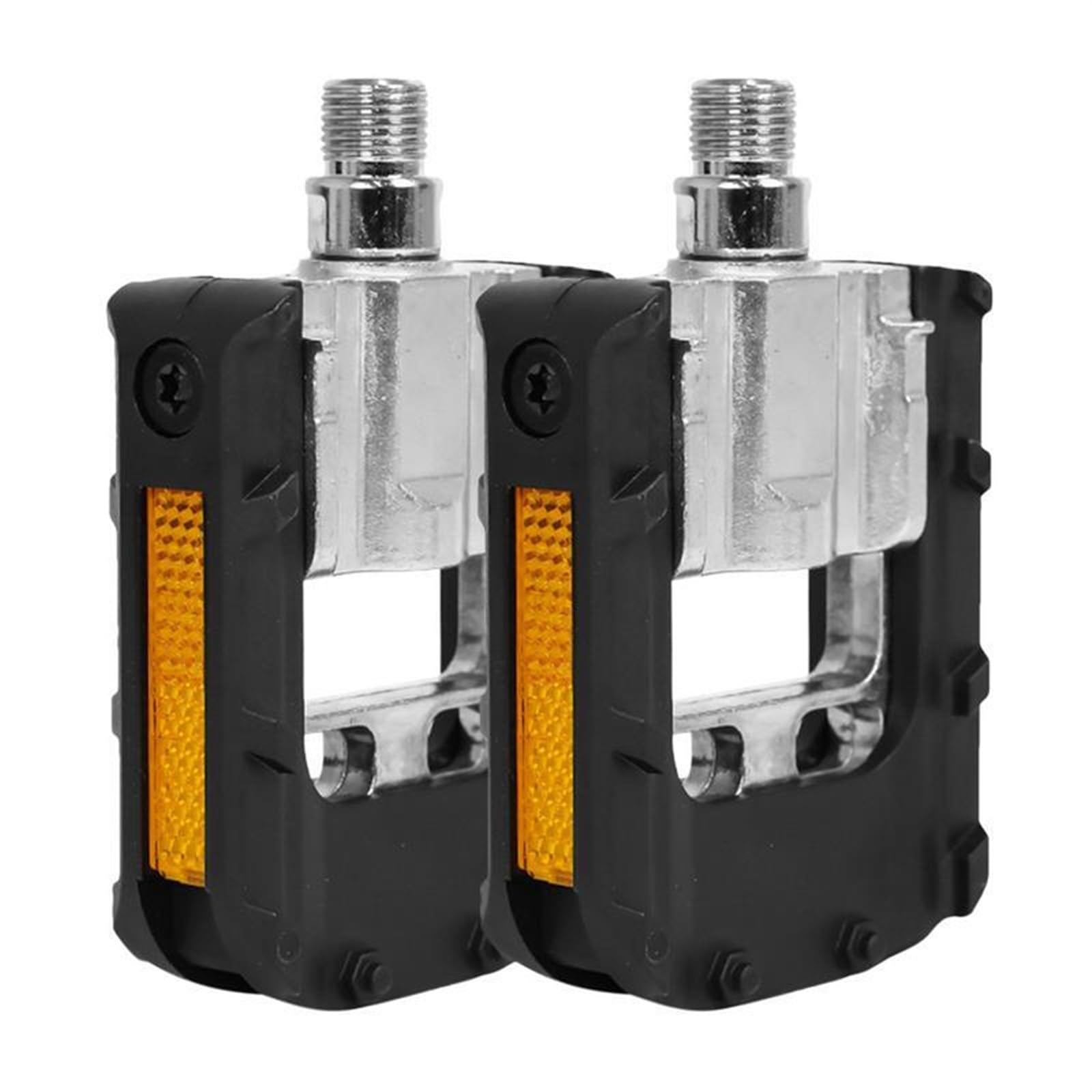Kategoria: Pedały roweru górskiego Zestaw 2 pedałów do roweru składanego, czarne, 11,2 x 7,2 x 2,8 cm, gwint 9/16 cala