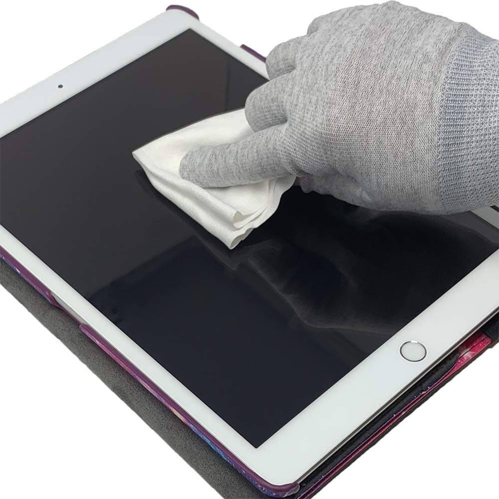 Panno di pulizia in microfibra privo di lanugine UES per obiettivi di fotocamere, occhiali, occhiali da sole, schermi di telefoni e tablet, monitor LCD a LED, 8 pezzi 15 cm x 15 cm