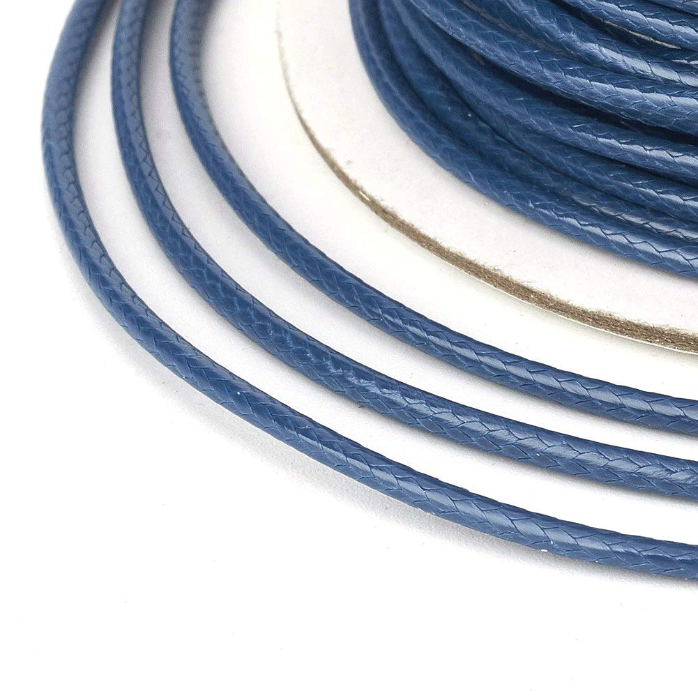 Filo di poliestere cerato - Slam Cord per micro macramè 1 mm - Blu notte x100m - Perles & Co