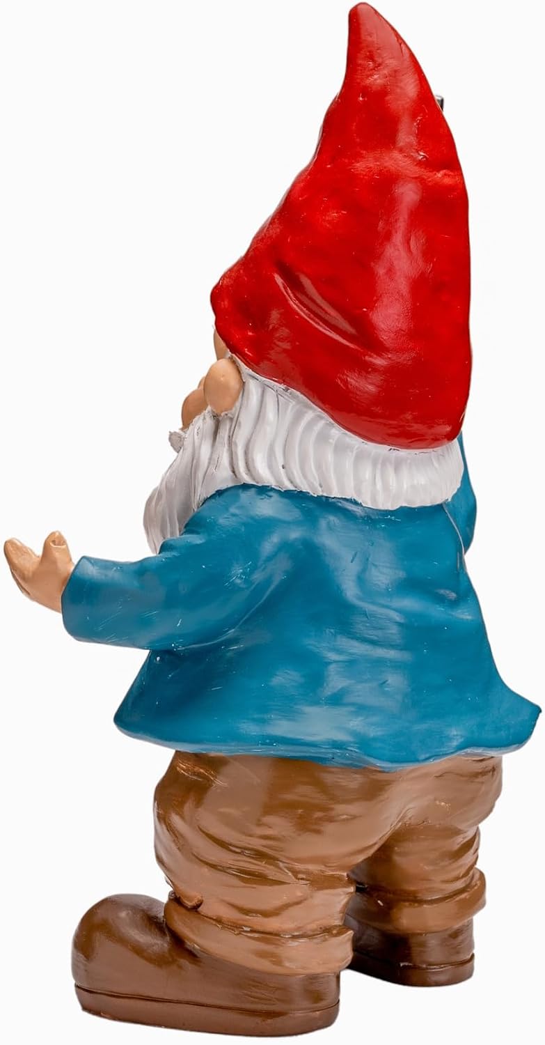Funny Garden Gnome Statue - Combat Gnome Figurine for Indoor Outdoor Decor - Tactical-Style Lawn Ornament, Hilarious Gag Gift for Men, Dad, Husband, Veteran - Weather-Resistant Resin