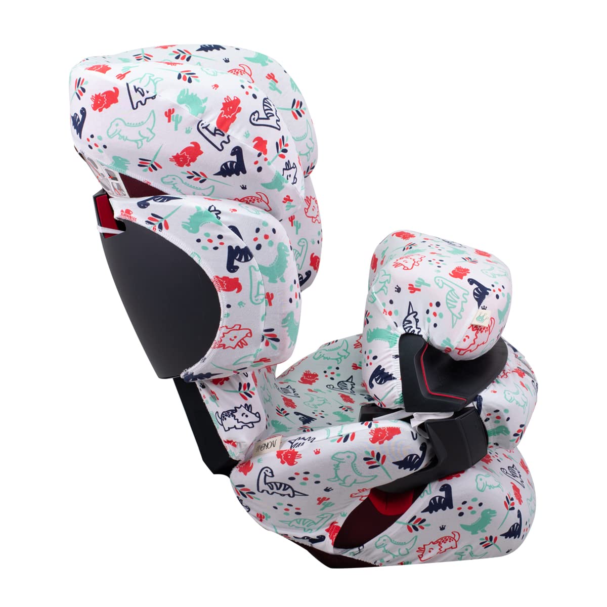 JYOKO KIDS Fodera per Seggiolino auto in Cotone per Bambini compatibile con Cybex Pallas Fix, 2 Fix (Dino Party)