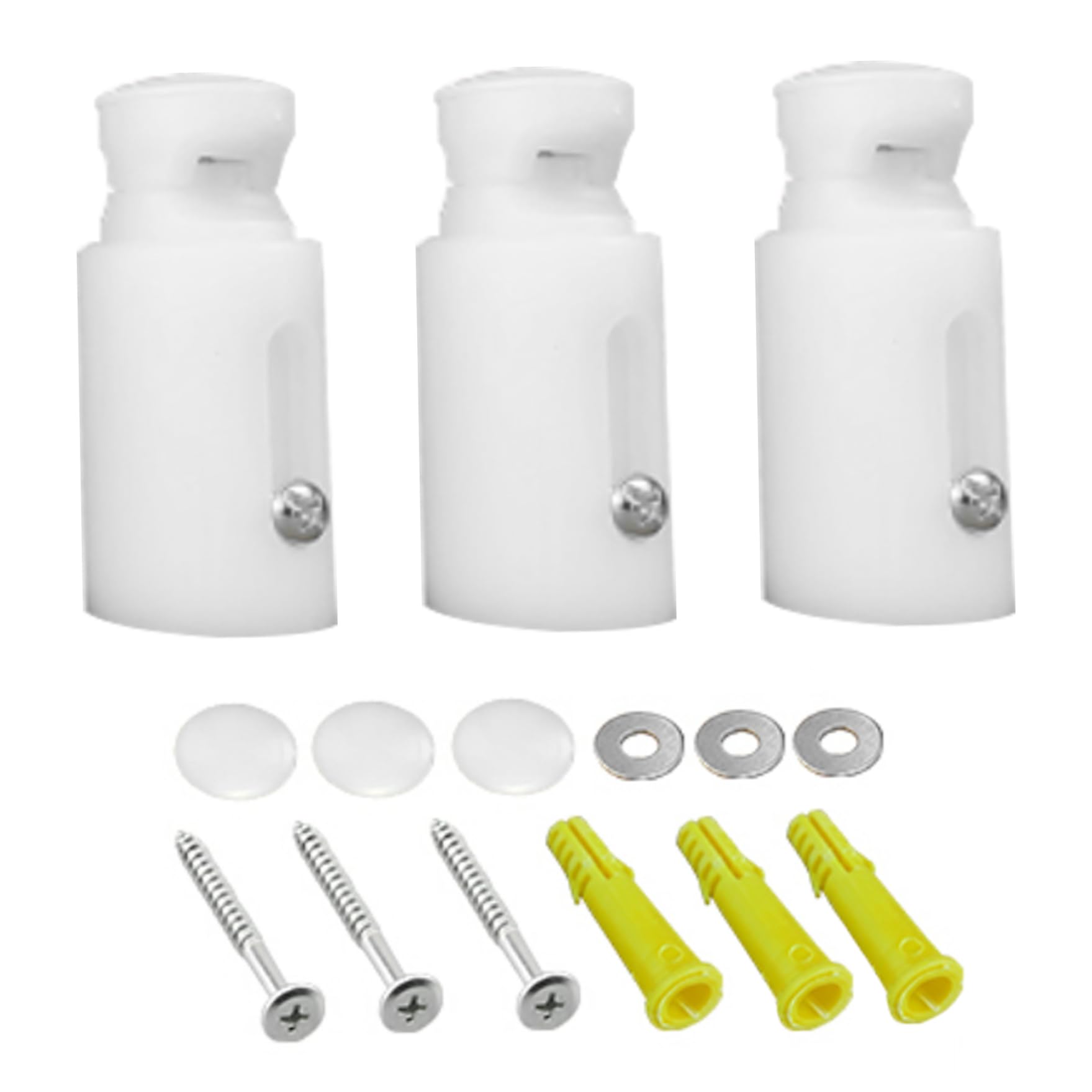 Soportes para radiador de toallas con anclaje regulable para paneles planos y curvos