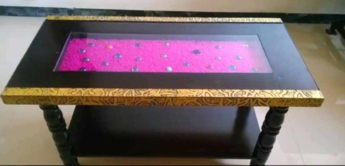 glass teapoy table pack 0f 6 Amazon.in Home & Kitchen