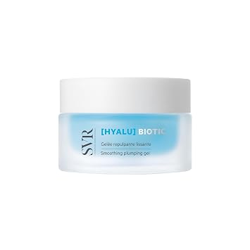 SVR [HYALU Biotic Hydrating Plumping Gel, 1.7 fl oz | Hyaluronic Acid & Vitamin C Smooths Fine Lines Sensitive Skin Non-Greasy Finish Dermatologically Tested