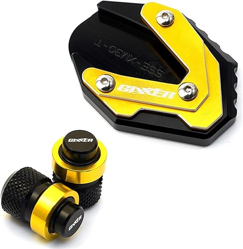 Miniatura 9 de EDKAY for Suzuki GIXXER 250 SF GIXXER 150 125 SF250 Motorcycle Accessories CNC Side Stand Enlarge Extension  Tire Valve Air Caps Side Frame feet