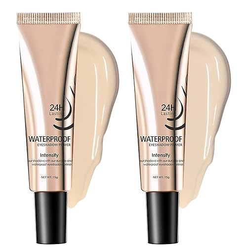 Erinde Base de sombra de ojos, base de sombra de ojos mate, base de párpados mate, base de sombra de ojos en crema nude para piel madura,