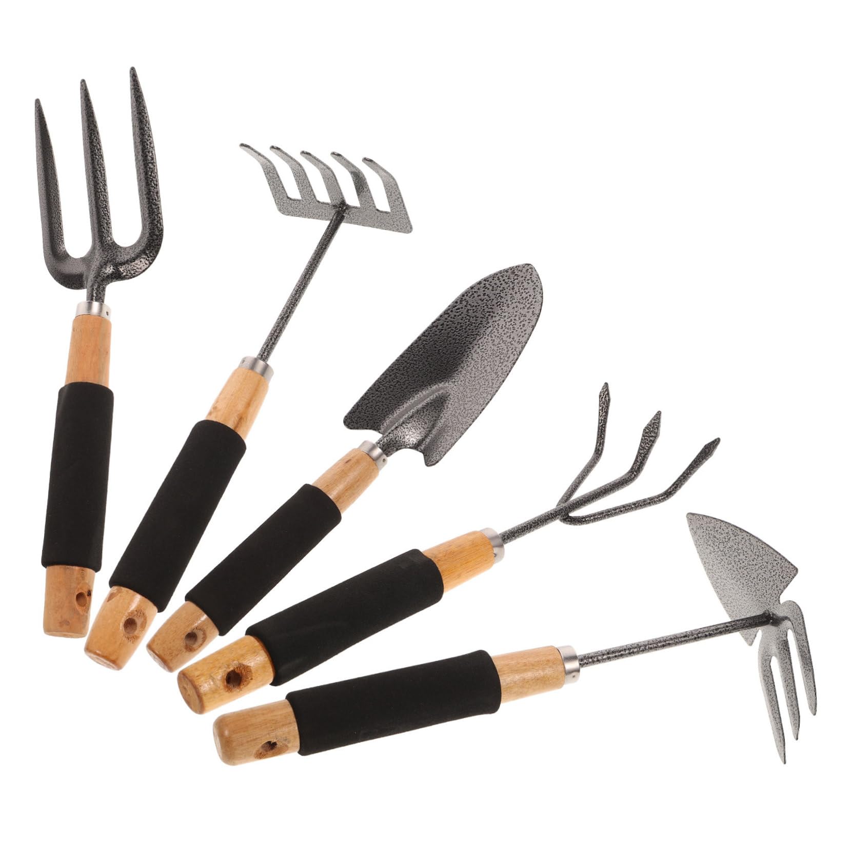 Balacoo Ergonomic Gardening Tools Kit Multi-Function Rakes Shovels for Home Outdoor Use