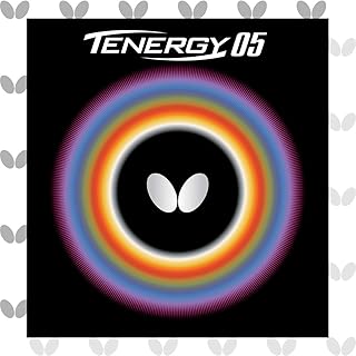 Butterfly Tenergy 05 Table Tennis Rubber Table Tennis Rubber | 1.7, 1.9, or 2.1 mm | Red or Black | 1 Table Tennis Racket Rubber Sheet | Professional Table Tennis Rubber