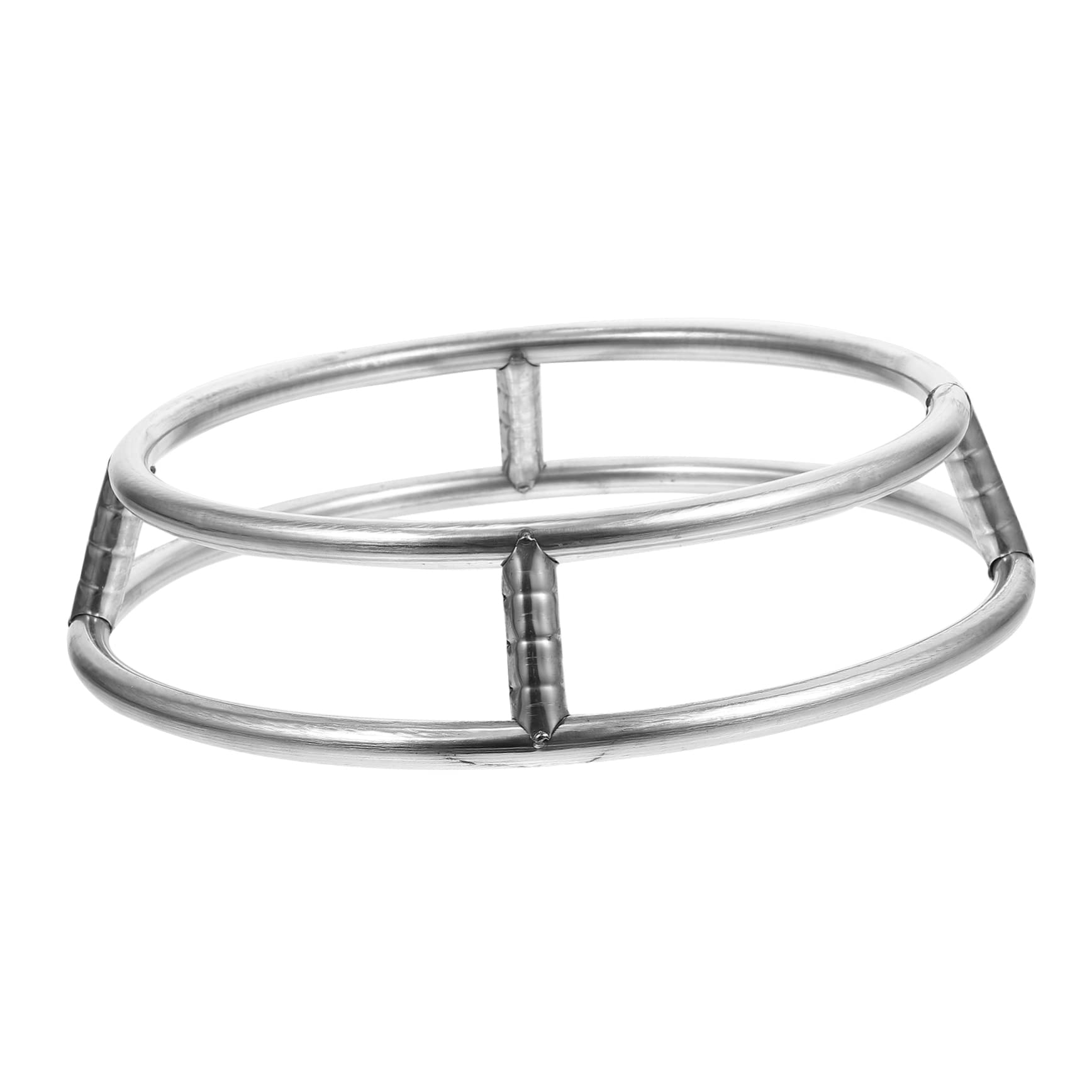 BESTYASH Round Pot Rack Stainless Steel Heat Wok Stand Slip Design for Efficient Heat Dissipation Kitchen Storage for Pots and Pans