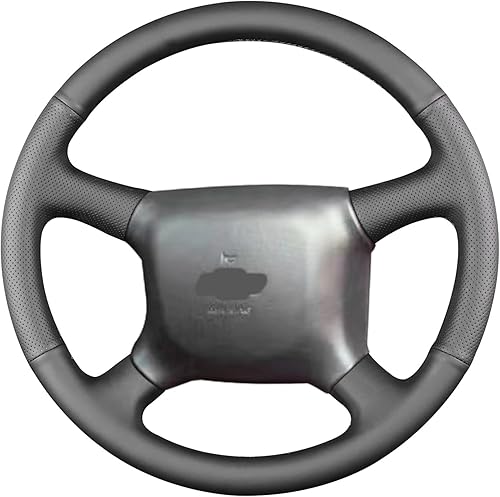 Miniatura 8 de Funda de volante cosida a mano, apta para Chevy Astro Silverado 1999/Suburban 2000/Blazer S-10 2001/Avalanche Blazer 2002/Kodiak 2005, funda de