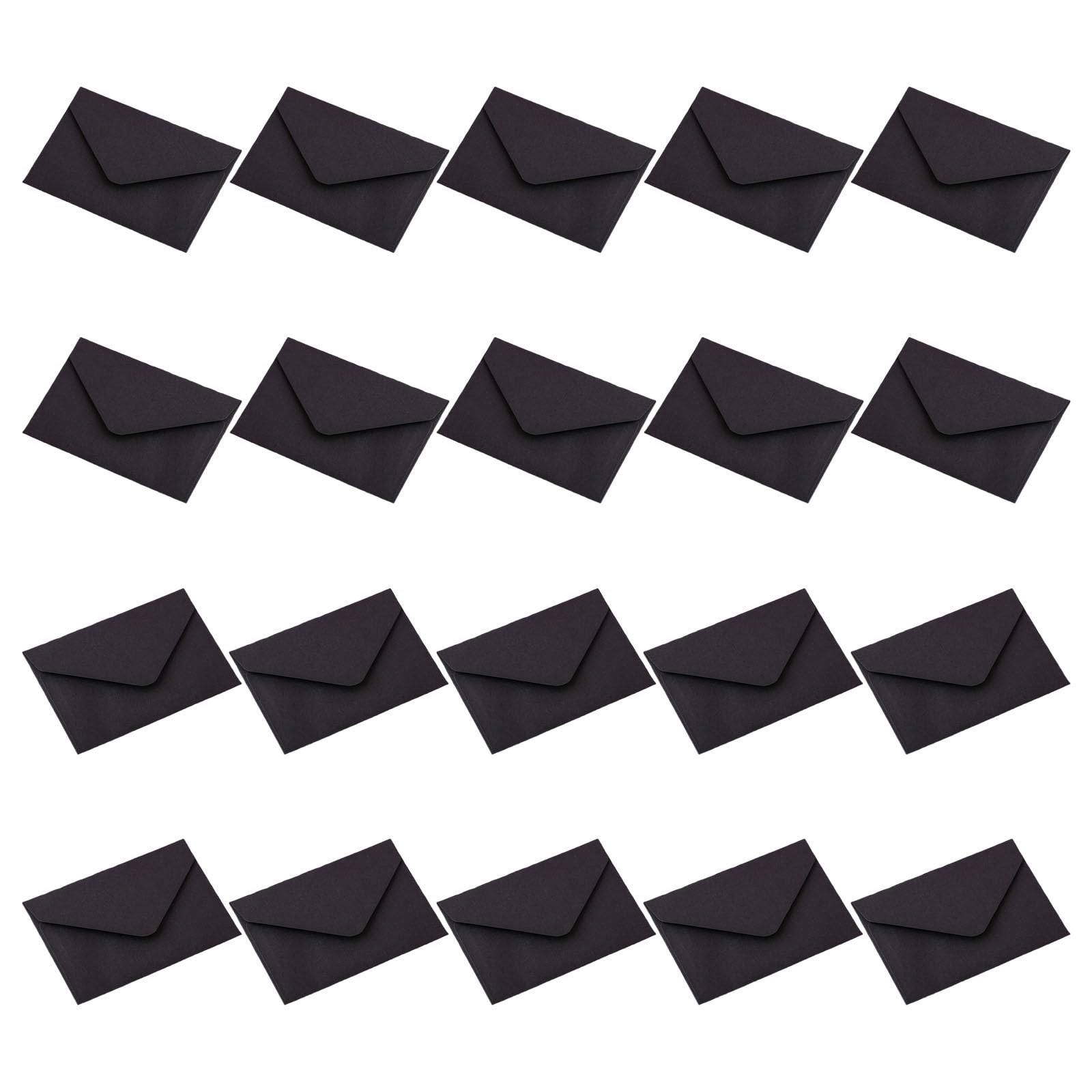 RBRMHM 20Pcs Vintage Handmade Envelopes 4x2.76Inch Small Envelope Gifting Card Holders for Wedding Invitation Greeting Card