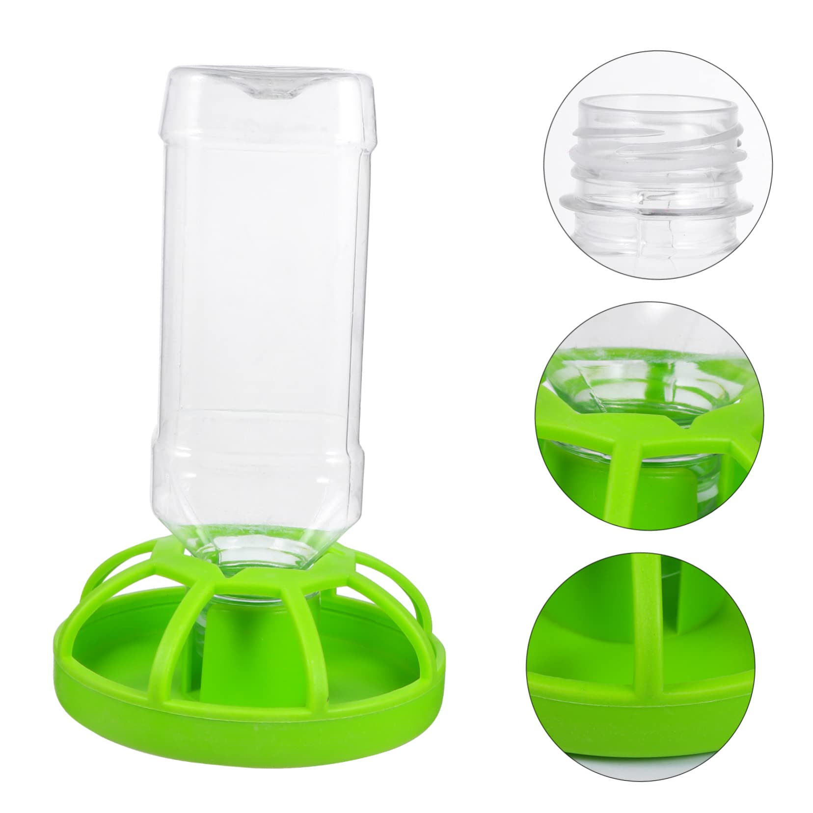 Mikikit 1Pc Automatic Water Feeder for Reptiles Drinking Bowl for Frogs Turtles Lizards and Odorless Material for Indoor Outdoor Use Reptile Drinking Tool