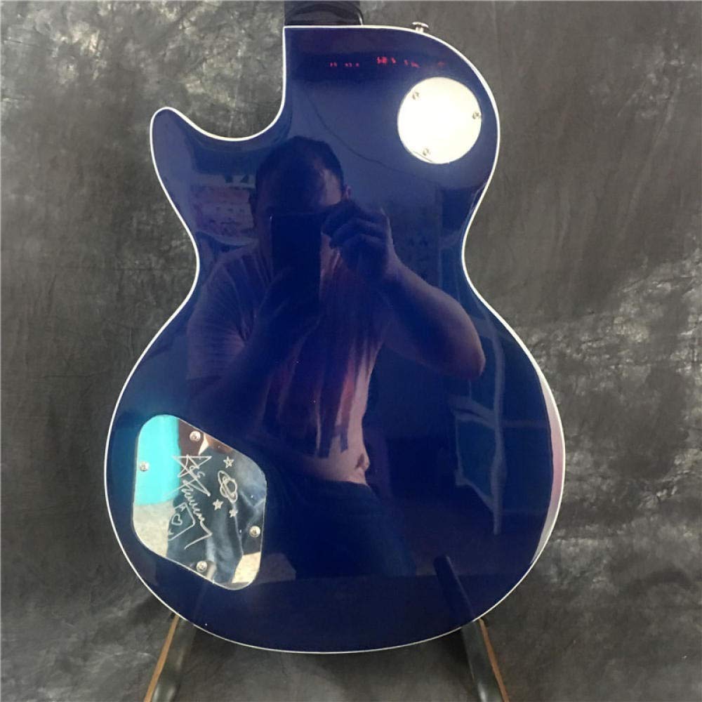 Amazon | ブルーエレキギターと3ピックアップマホガニーフレットボード