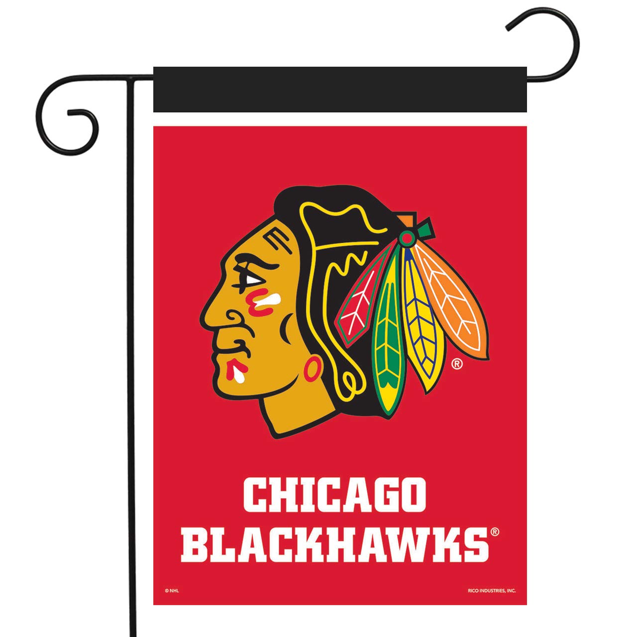 Chicago Blackhawks Garden Flag NHL Licensed 12.5" x 18" Briarwood Lane