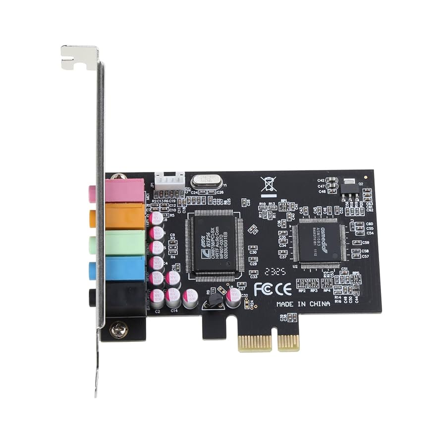 Amazon.co.jp: PCIe サウンドカード 5.1 内蔵サウンドカード 3D