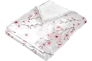 Soft Cherry Blossom Blanket All Season Comfort