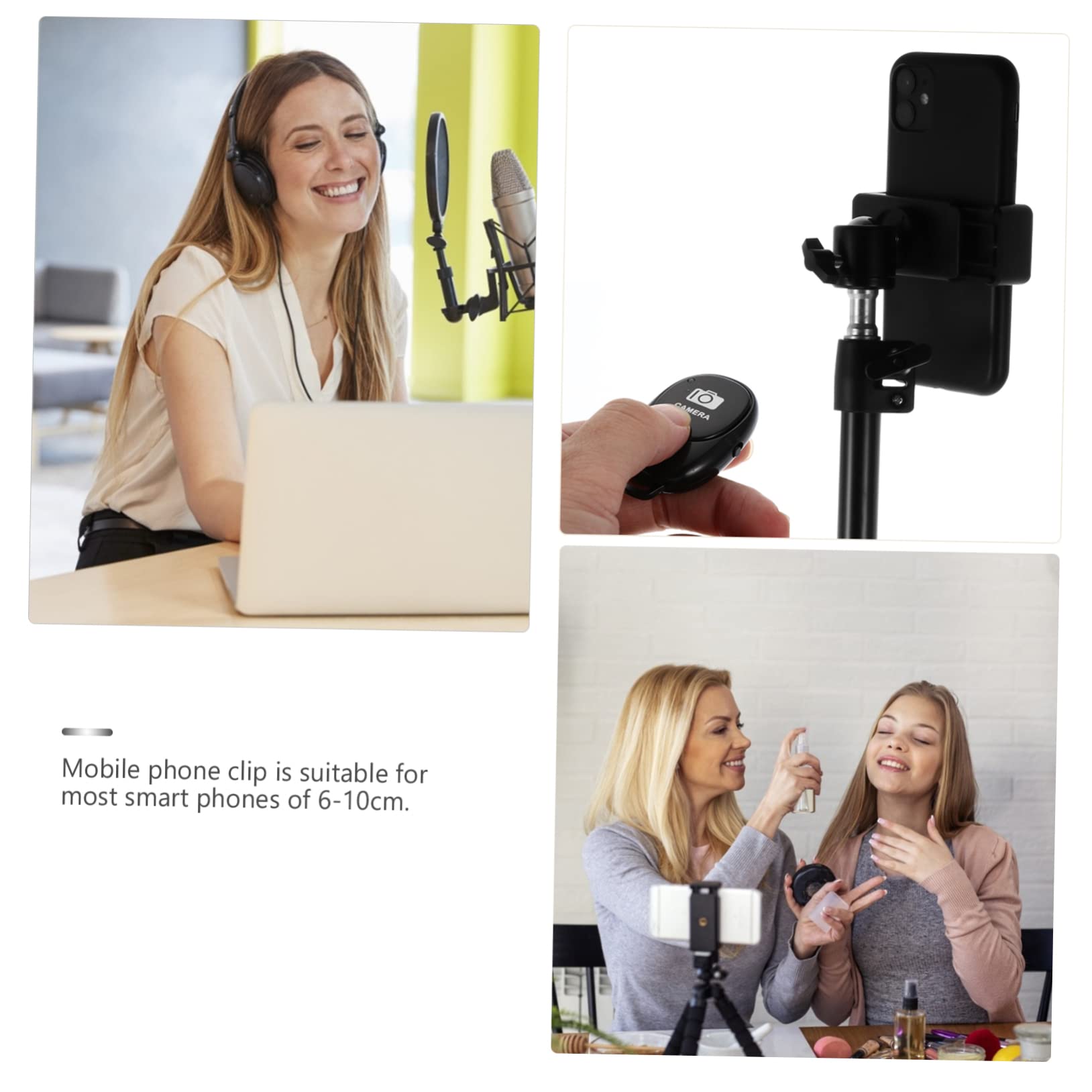 1set Supporto Telefonico Per Streaming Treppiede Portatile Per Smartphone Adatto Per Videochiamate e Giochi Facile Da Usare e Conservare Compatibile Con Smartphone