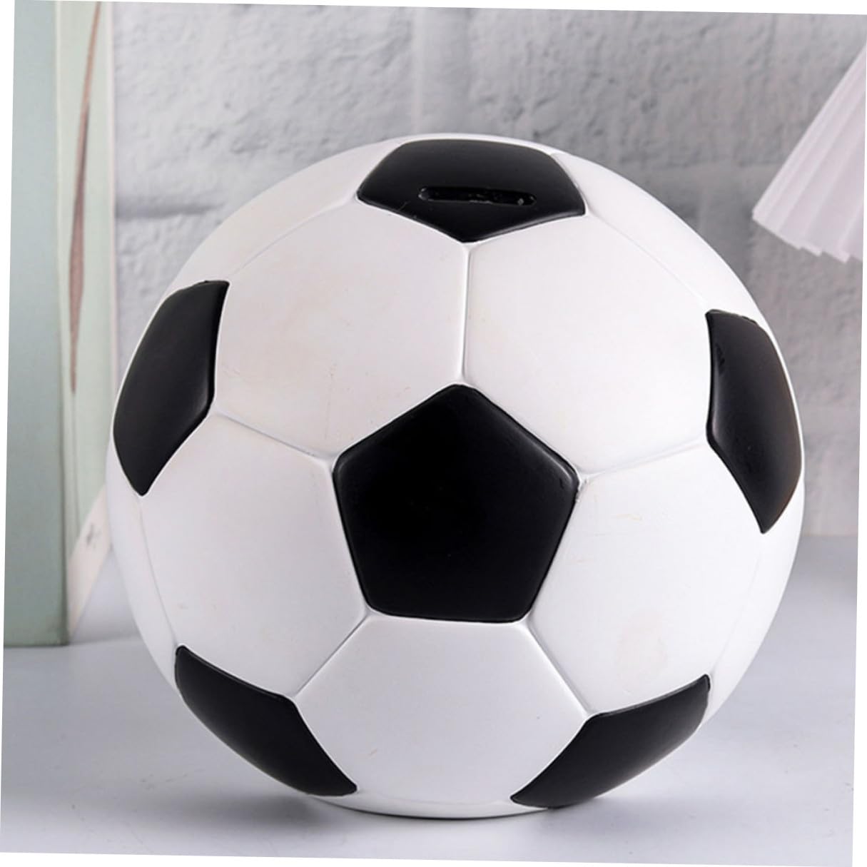 Salvadanaio a Forma di Pallone, Decorativo, 2 Pezzi in Vinile