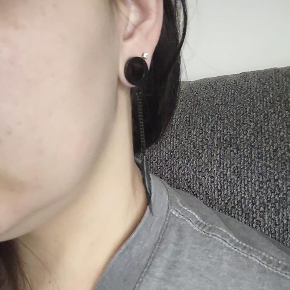 Vankula Wiszące tunele do uszu rozciągacze na ciało podwójne rozkloszowane zatyczki mierniki z frędzlami piercing uszu ze stali nierdzewnej 6 mm do 19 mm
