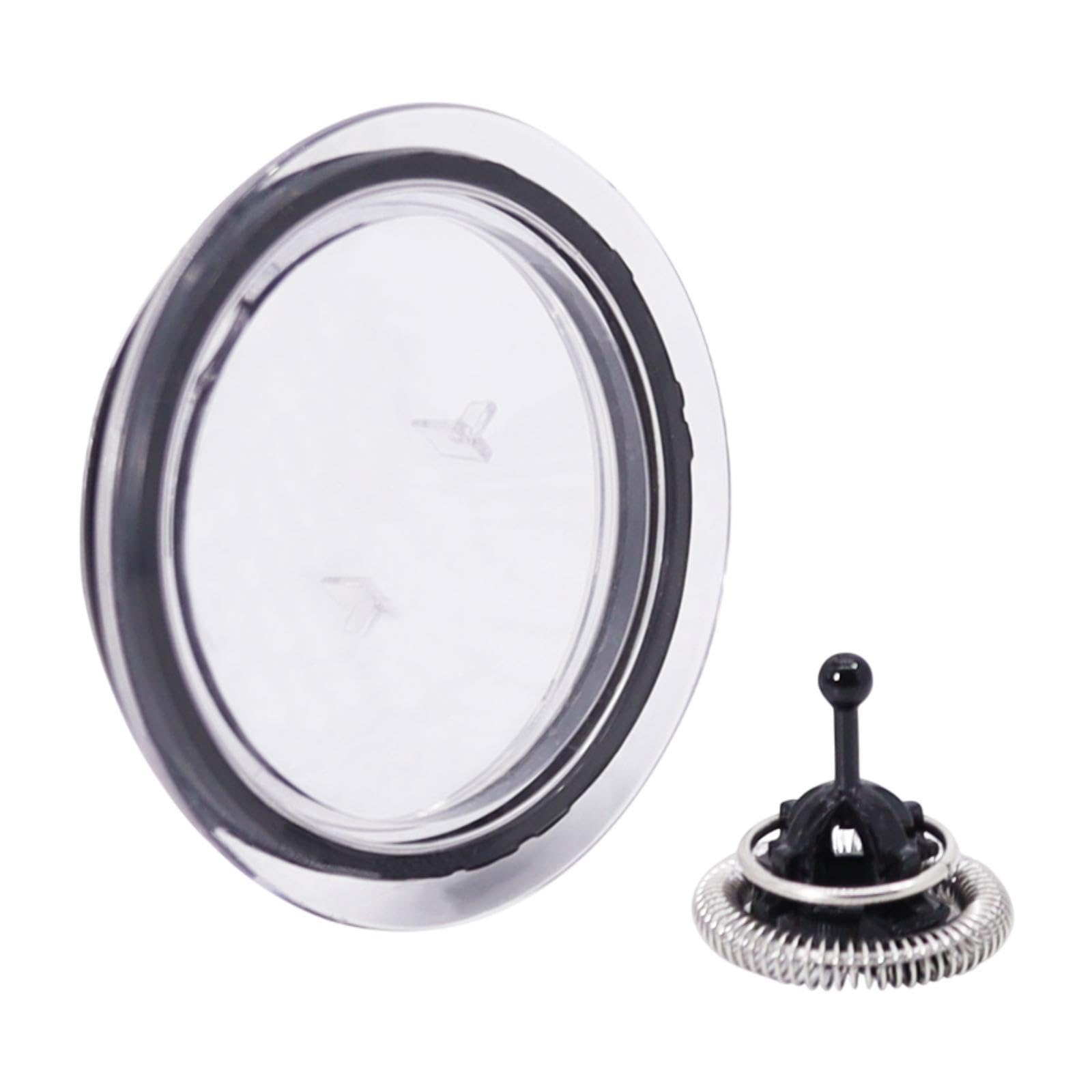 Qianly Milk Frother Lid Cover Seal Part with Whisk Spare Part Heavy Duty Milk Frother Lid Frother Lid for Hot Chocolate Cappuccino, for Aeroccino 3