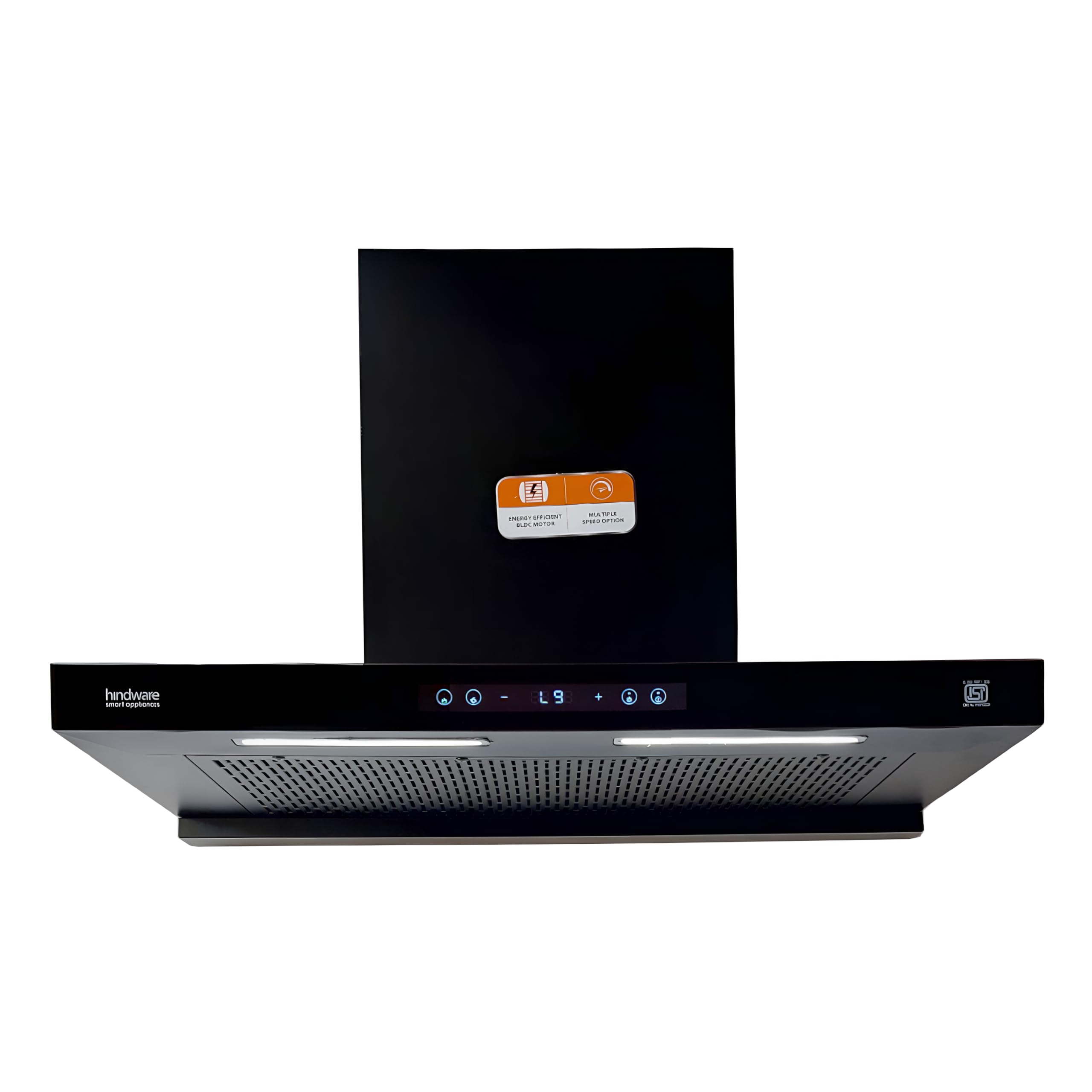 Hindware Smart Appliances DARCIA BLDC 75 | NEW LAUNCH | 1500 m³/hr | Filterless Auto-Clean Kitchen Chimney With 9- Speed Motion Sensor & Touch Control | 2025 Model 75cm (Black)-image-22
