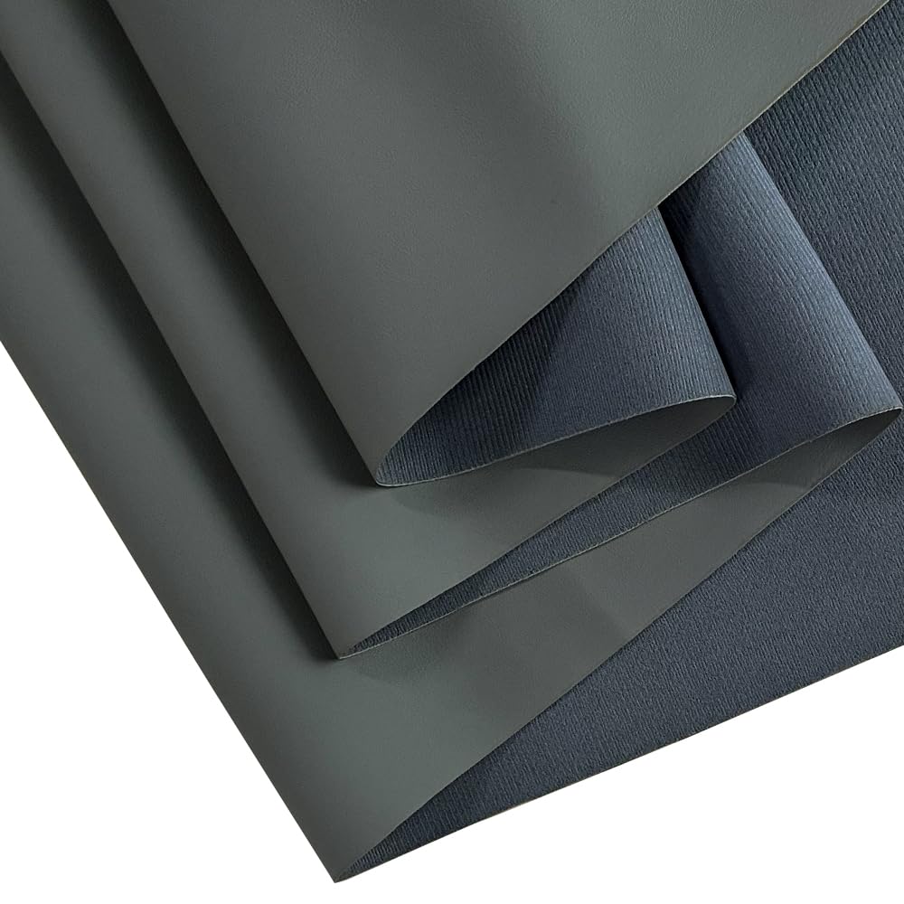Tela de piel sintética por metro, piel sintética, 2 metros, suave tejido de poliuretano para manualidades, perfecto para fundas de asiento, bolsos, sofás y proyectos de tapicería en casa, 200 x 160 cm