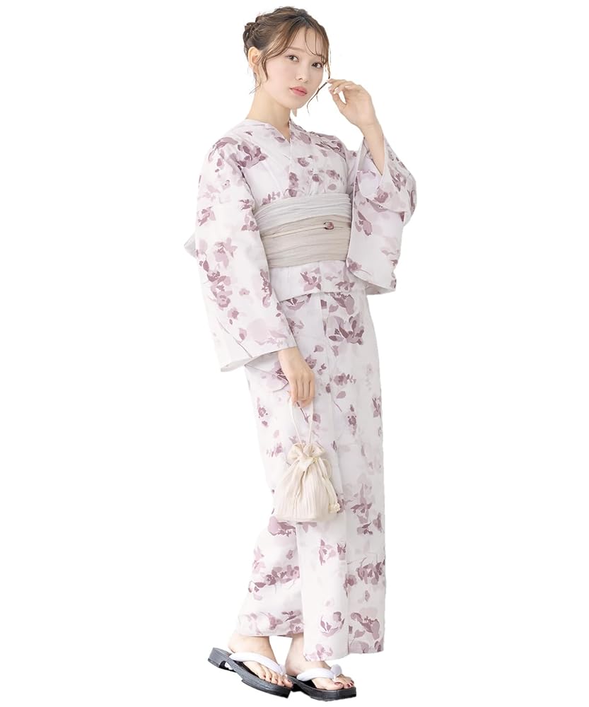 Amazon | [SOUBIEN] ソウビエン 浴衣 2点 セット セパレート 二
