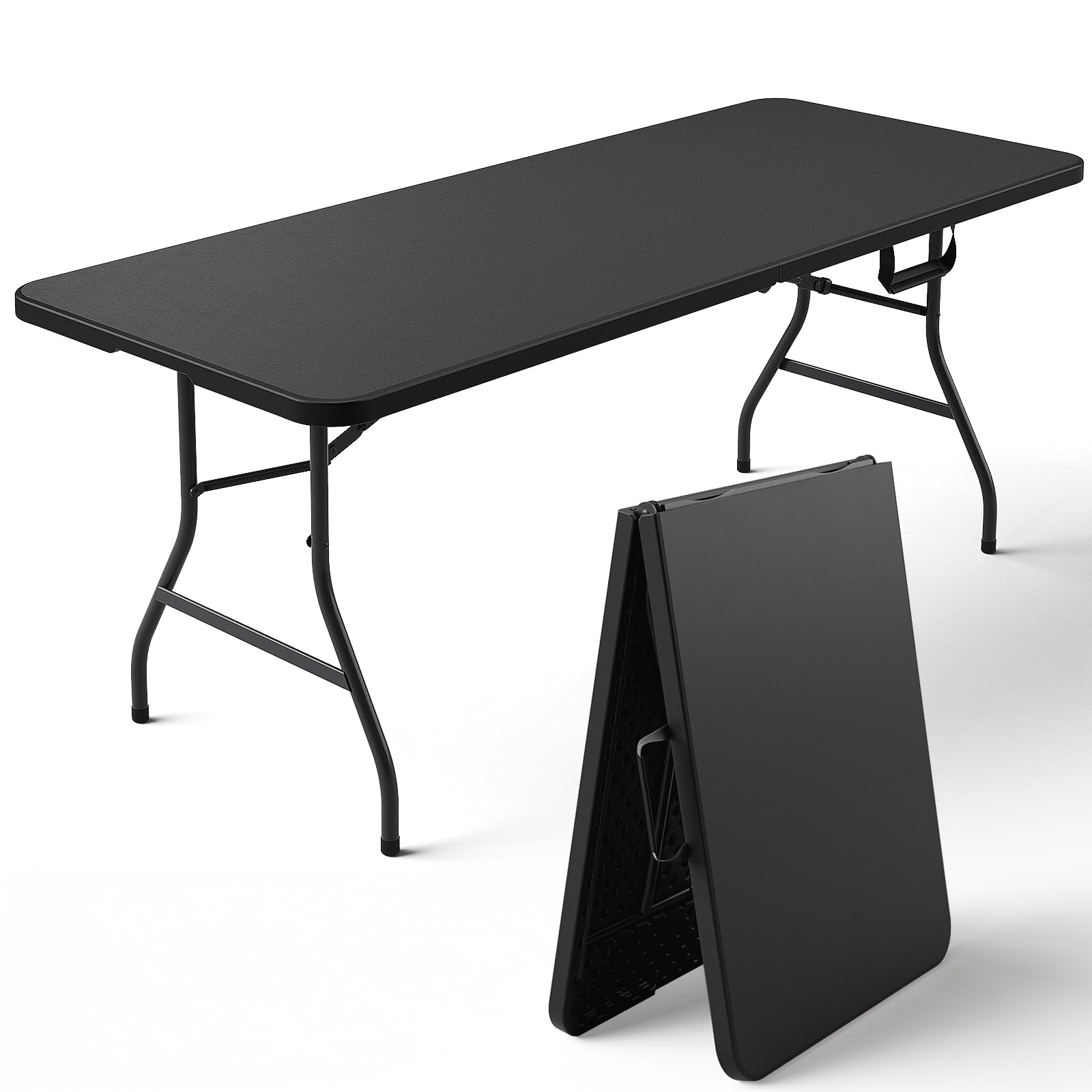 Amazon.com: MAKE CHANGES Folding Table 6FT Heavy Duty Plastic