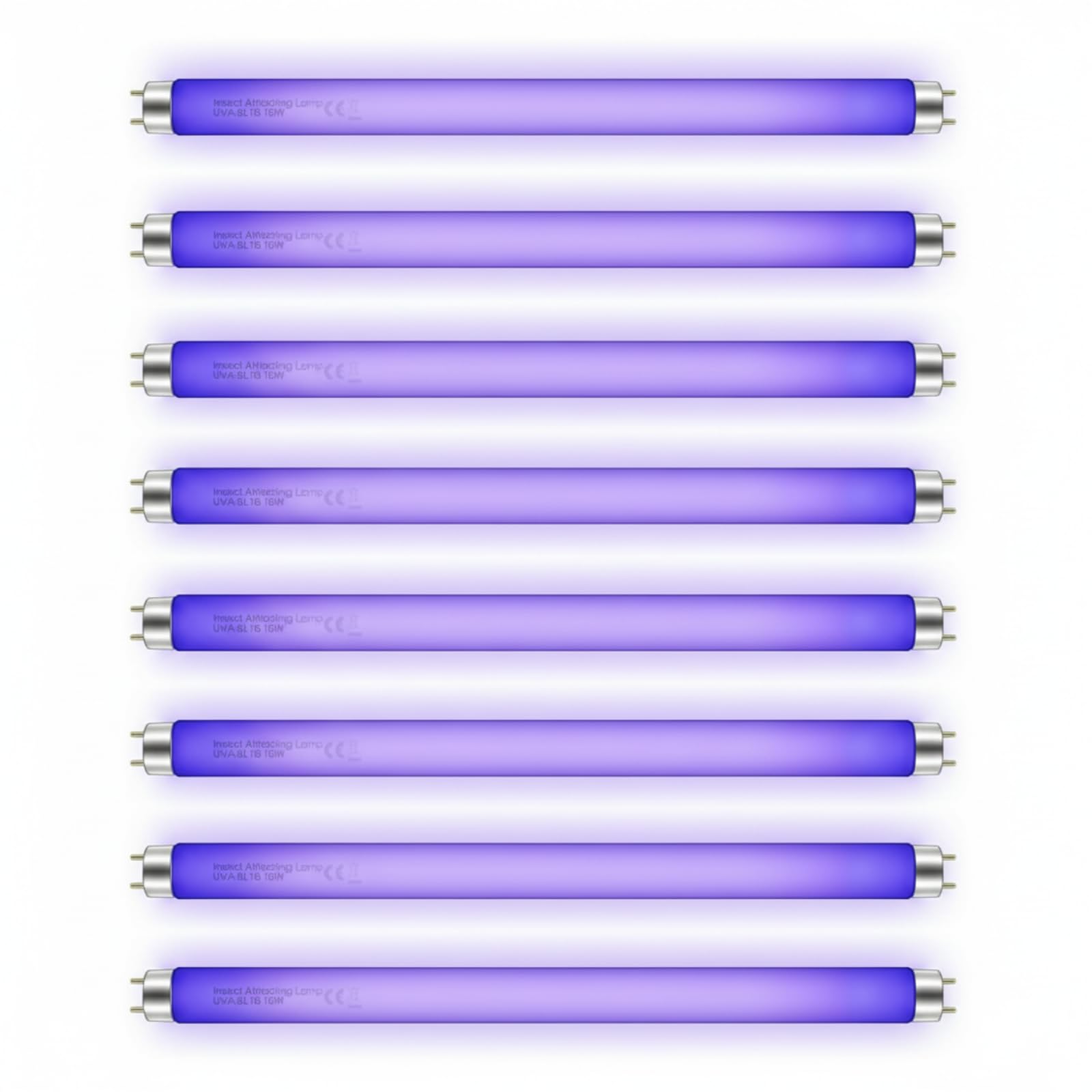 8 Pack T8 10W Fly Killer Replacement Bulbs 13in UV Light Bulb Tube for 20W Electric Fly Insect Killer/Bug Zapper/Mosquito Killer, Indoor Bulb T8 UV Lamp Tube