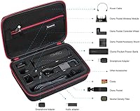 Vista 2 de Smatree Funda de transporte rígida de 3,6 L compatible con DJI Osmo Pocket 2/Osmo Pocket - Ajuste para estuche de carga Osmo Pocket
