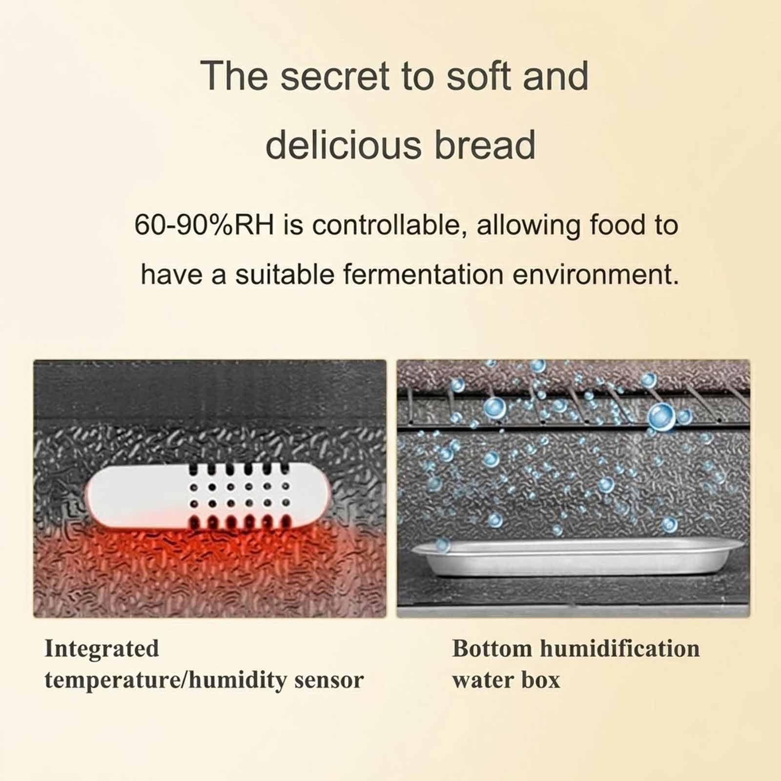 Máquina De Fermentación De Pan De Acero Inoxidable De 6 Capas, Cámara De Fermentación Comercial De 100 L Con Control De Temperatura Y Humedad, Recordatorio De Precalentamiento, Calentamiento Por