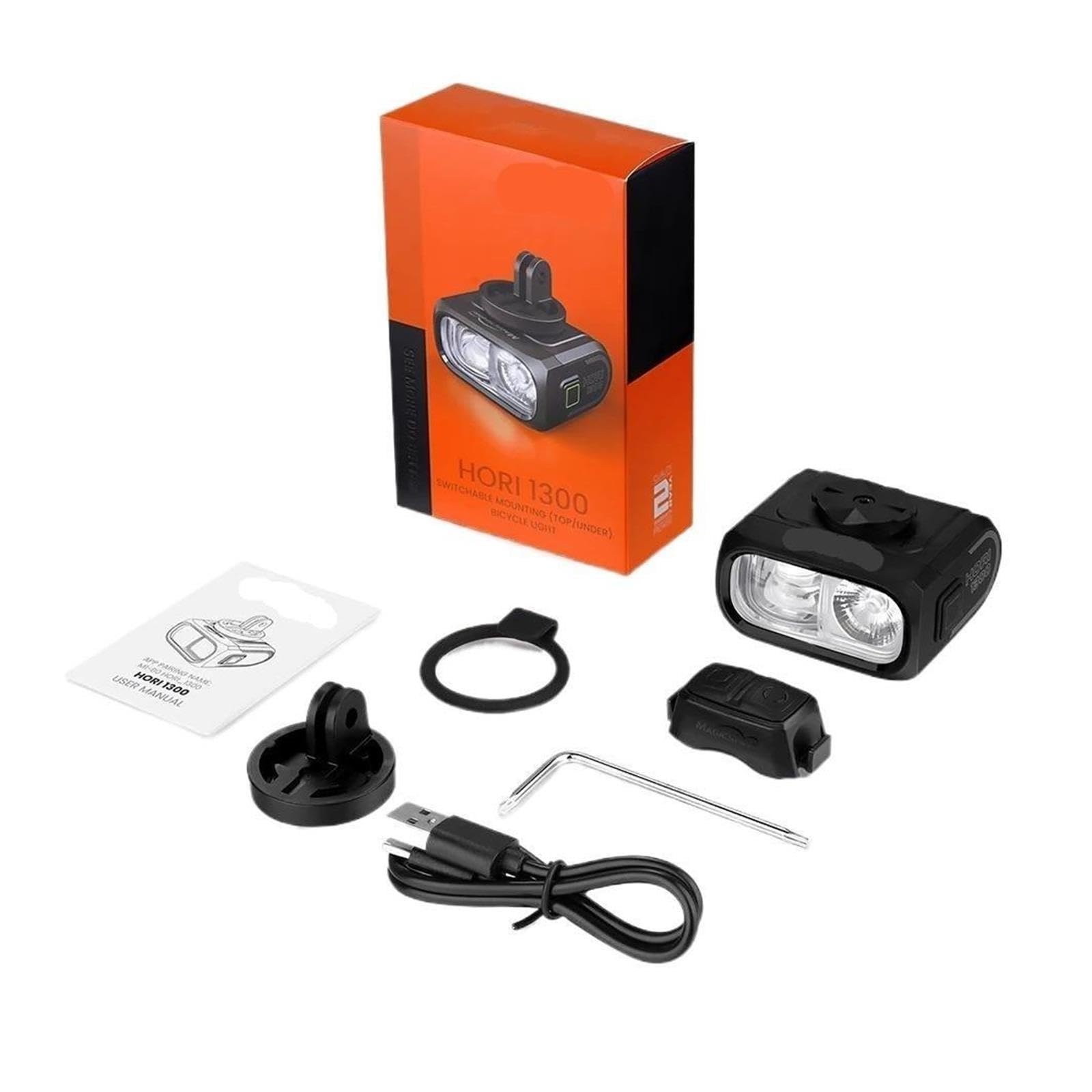 1 luz de Bicicleta de Doble Montaje Hori 1300.