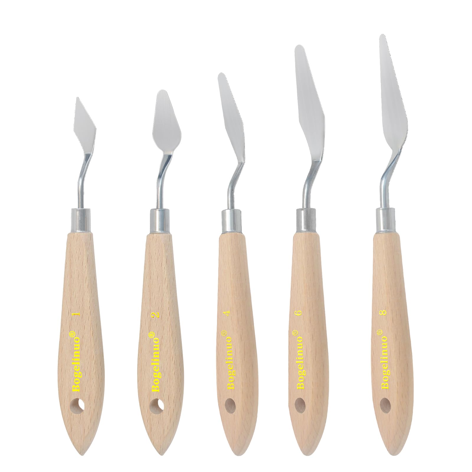 5 Piece Painting Palette Knife Set Acrylic Art Tools