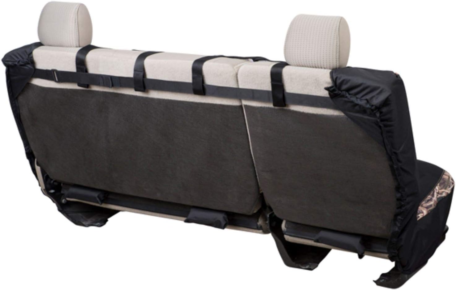 Ducks Unlimited Auto Seat Covers, Easy to Install Front and Bench Seat Covers for Car, Truck, and SUV, Polyester (Shadow Grass Blades), Full Size Bench