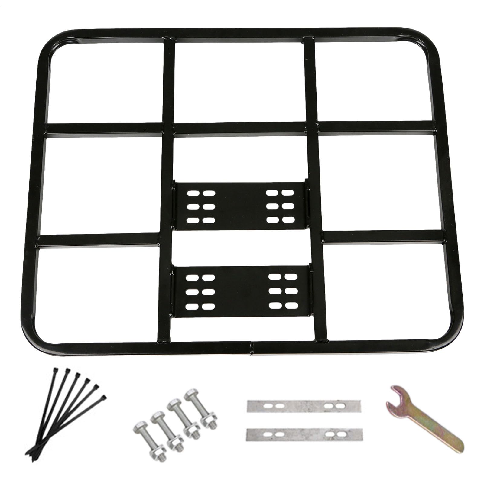 Rack trasero de bicicleta - Carga desmontable, estante de enganche de bicicleta Robusto | Bastidores traseros de alta resistencia para bicicletas eléctricas, Soporte de soporte para llevar