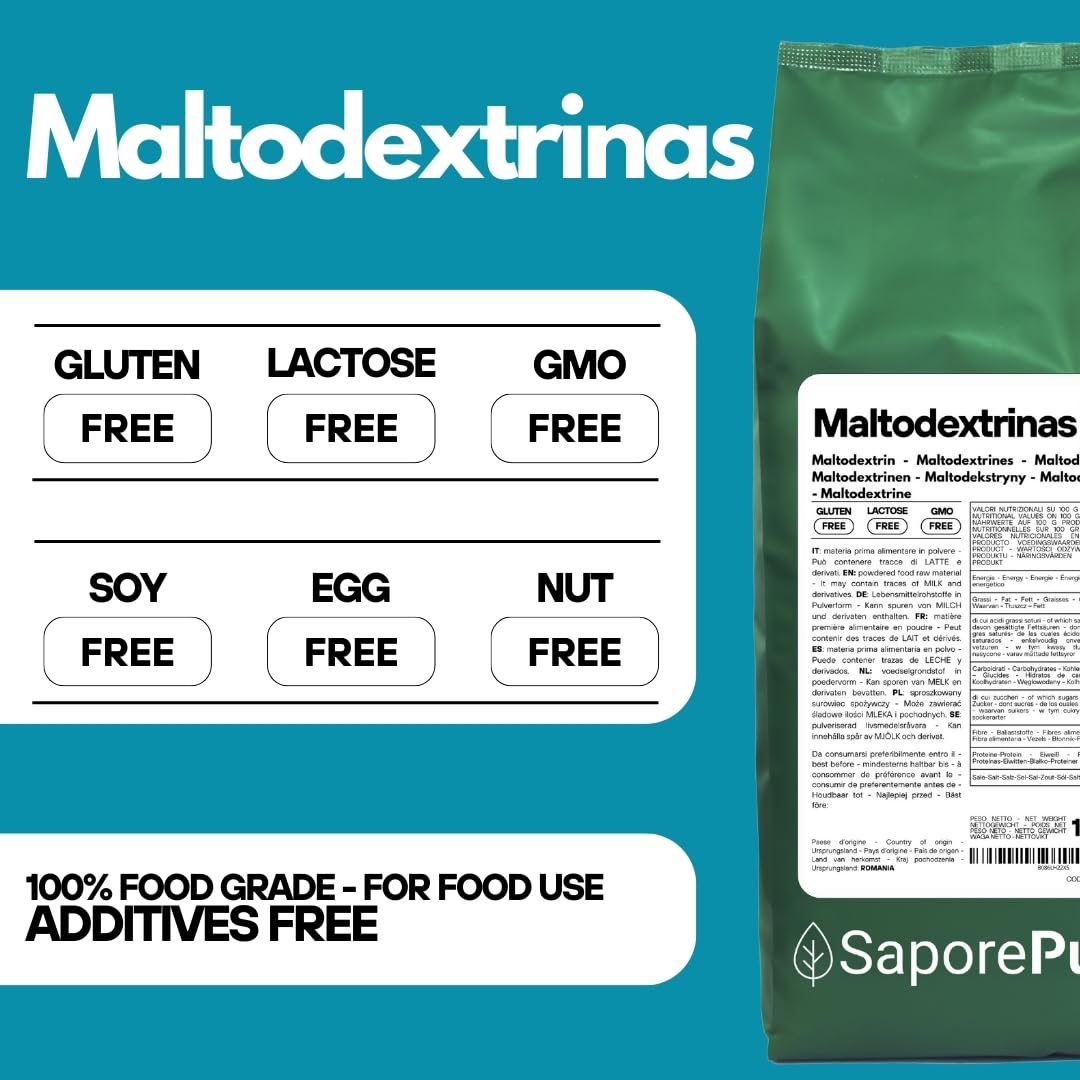 Saporepuro Maltodextrina pura - 1500 gr