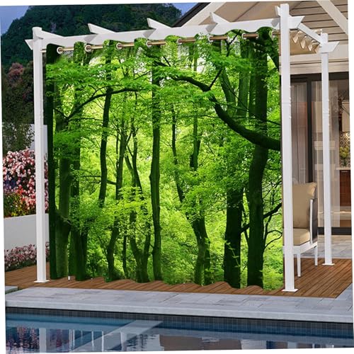 Cortinas de patio contra el sol y lluvia de 210x230 cm para balcón y cenador 5