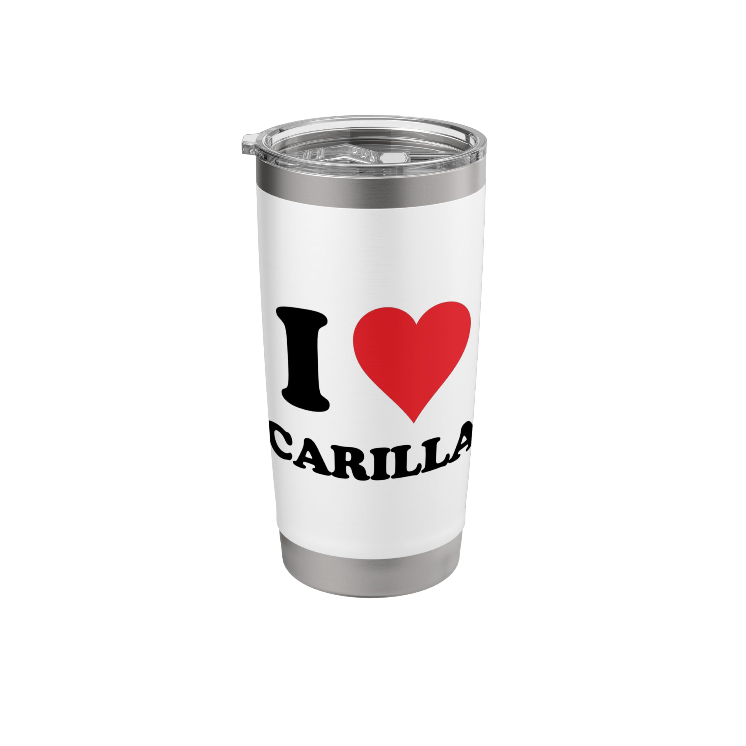 I Heart Carilla First Name I Love Personalized Stuff Stainless Steel Insulated Tumbler