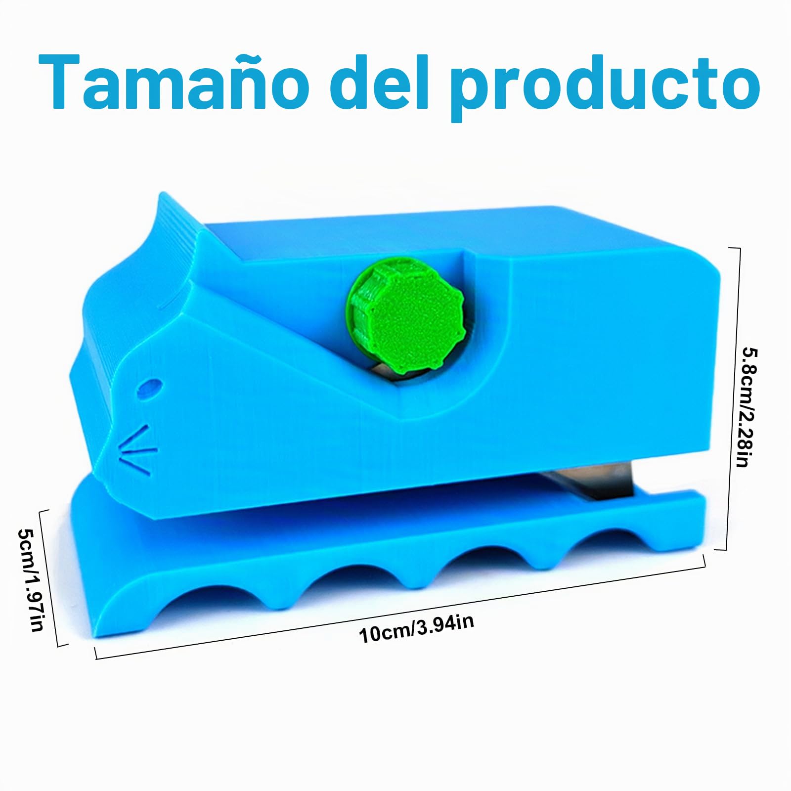 Cortador de cartón para Gatos, Herramientas de Corte de Reciclaje de cartón, Cortador de Tiras de cartón Impreso en 3D, para Hacer rascador de Gatos