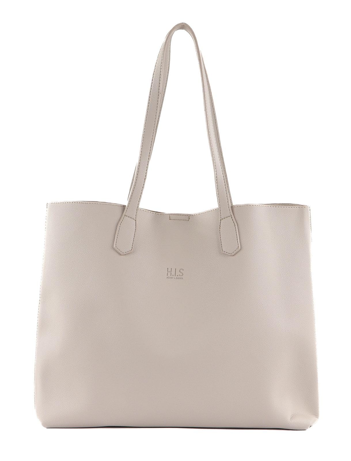 H.I.S Shopper – Ecru Shopping Bag mit Maßen 45 × 39 × 11 cm