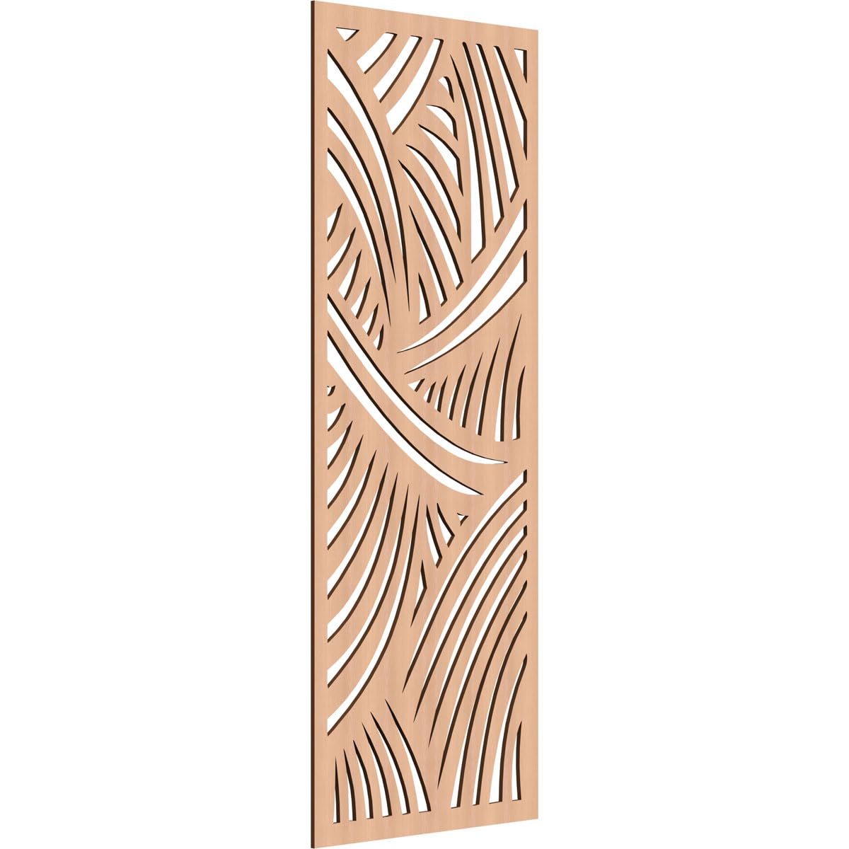 23 3/8"W x 59 3/8"H x 1/4"T Chester Decorative Fretwork Wood Wall Panels, Alder