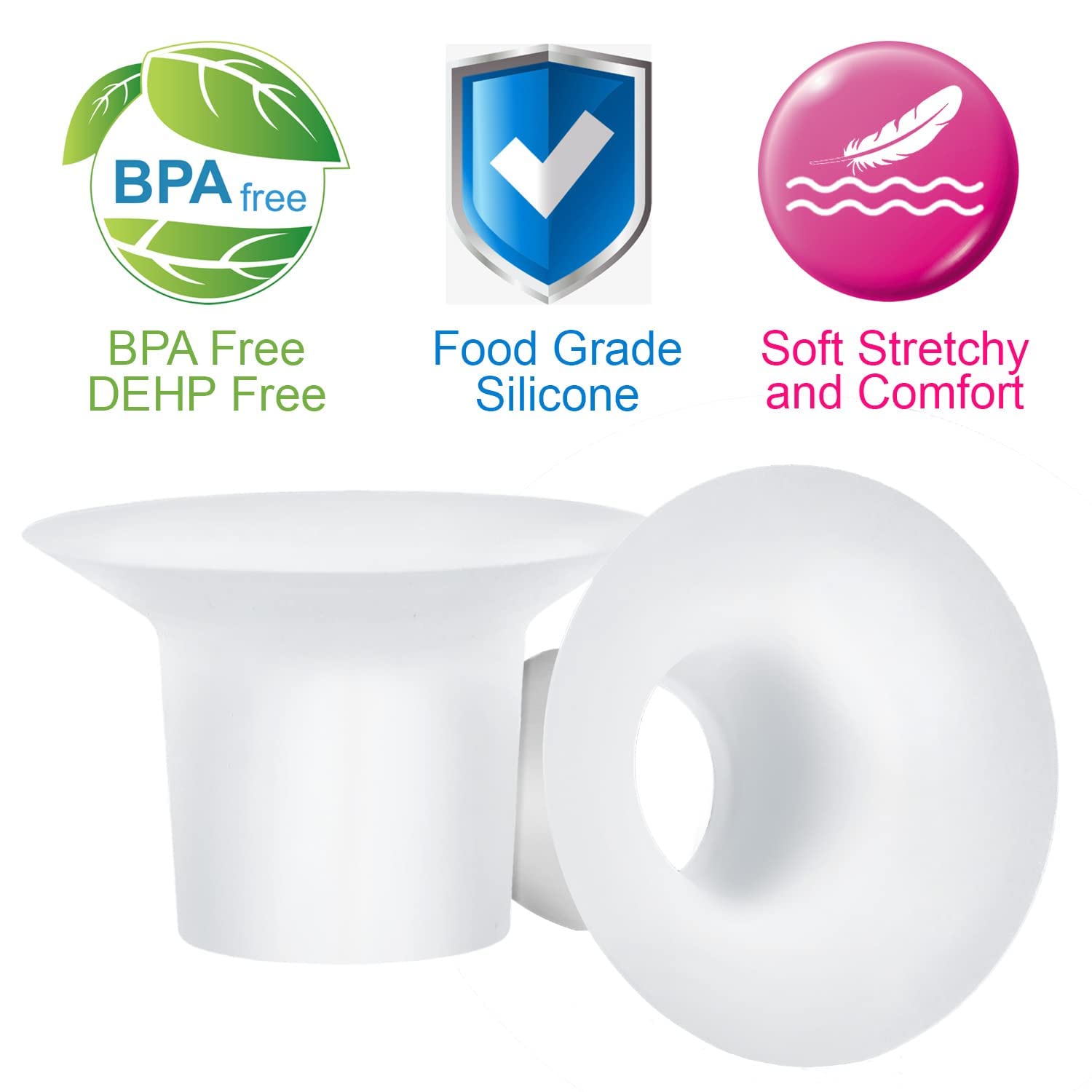 MISK 17 mm Flange Breast pump Accessories (Pack of 1) - Image 3 thumbnail