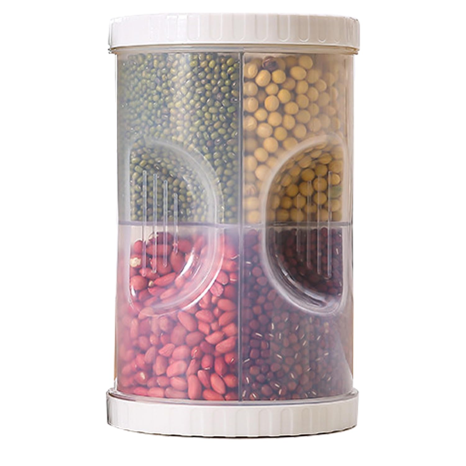 2.5 L Cereal Storage Box with Lids Airtight Food Storage Container, Cereal Storage Container Set, Pantry Organization Canisters for Kitchen for Dry Food, Cereals, Flour, Muesli, Cornflakes-White.